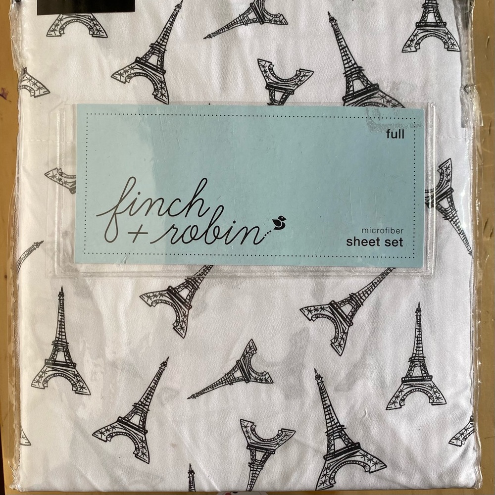 Finch + Robin Microfiber Sheet Set Sz Full